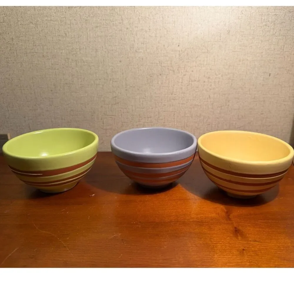 Starbucks Stoneware Swirl Bowls